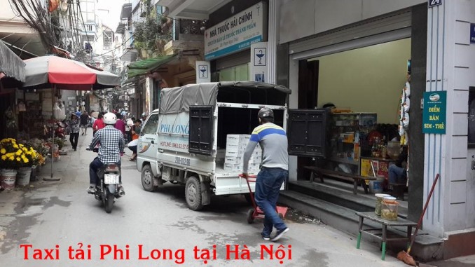 Dịch vụ taxi tải Phi Long tại phố Khương Trung