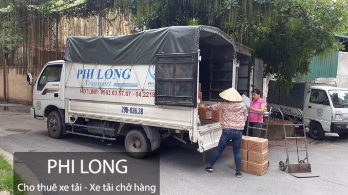 Phi Long cho thuê xe tải chở hàng tại phố Lương Thế Vinh