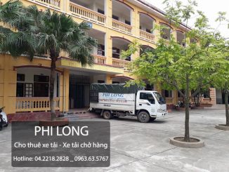 Taxi tải Phi Long cho thuê xe tải giá rẻ nhất tại phố Hoàng Đạo Thành
