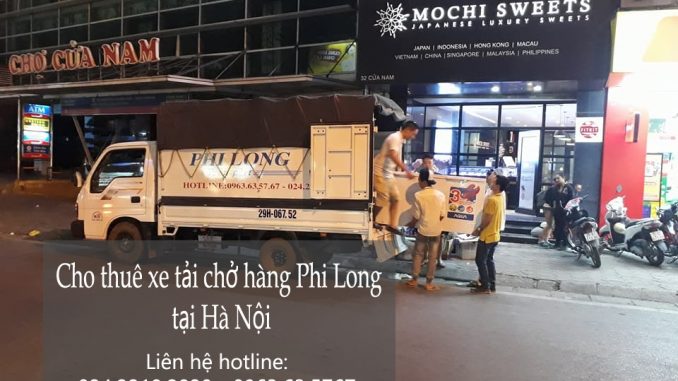 Cho thuê xe taxi tải tại phố Yên Duyên