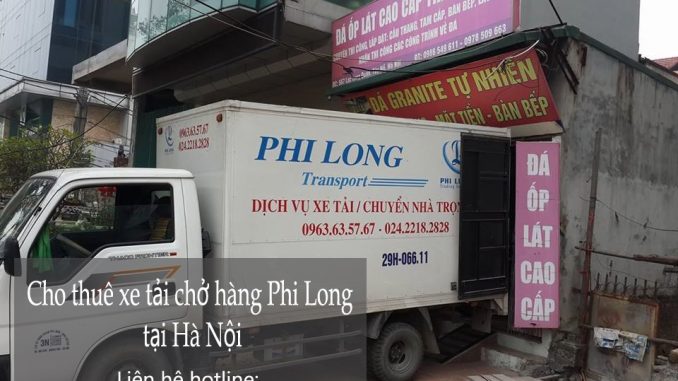 Dịch vụ taxi tải Hà Nội tại phố Thanh Bình