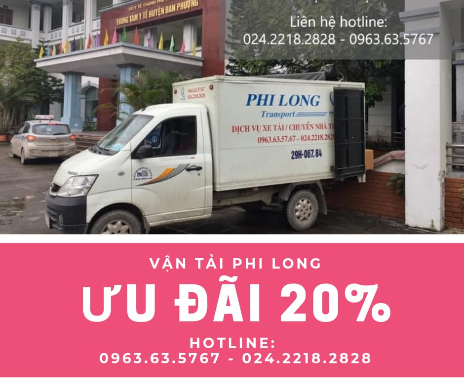 Dịch vụ taxi tải Hà Nội tại phố Nhật Chiêu
