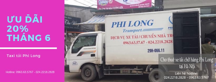 Dịch vụ taxi tải Hà Nội tại phố Nghi Tàm 2019