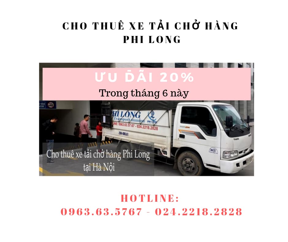 Dịch vụ taxi tải Hà Nội tại phố Trần Đăng Ninh