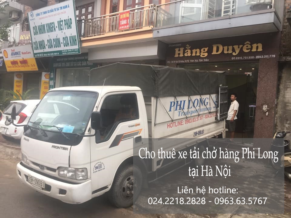 Cho thuê taxi tải Hà Nội tại phố Gia Biên