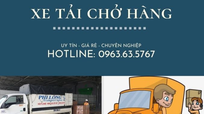 Dịch vụ taxi tải Hà Nội tại xã Văn Nhân
