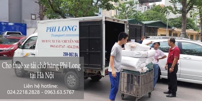 Xe tải chở hàng từ phố Giang Văn Minh đi Hải Dương